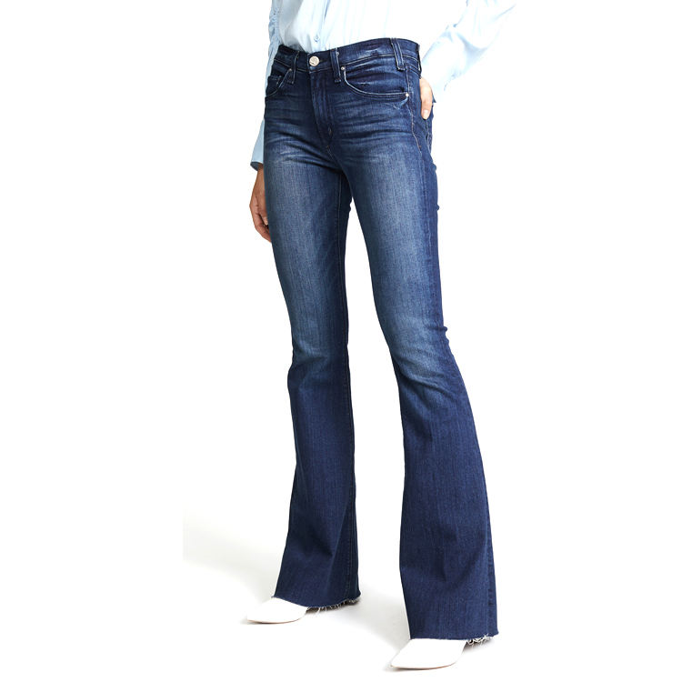 Classic Medium Wash Flared Leg Denim Jeans SP43